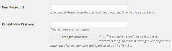how to change your wordpress password