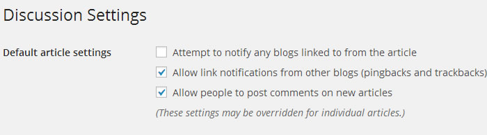 disable comments on wordpress