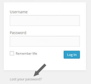How to change your wordpress password